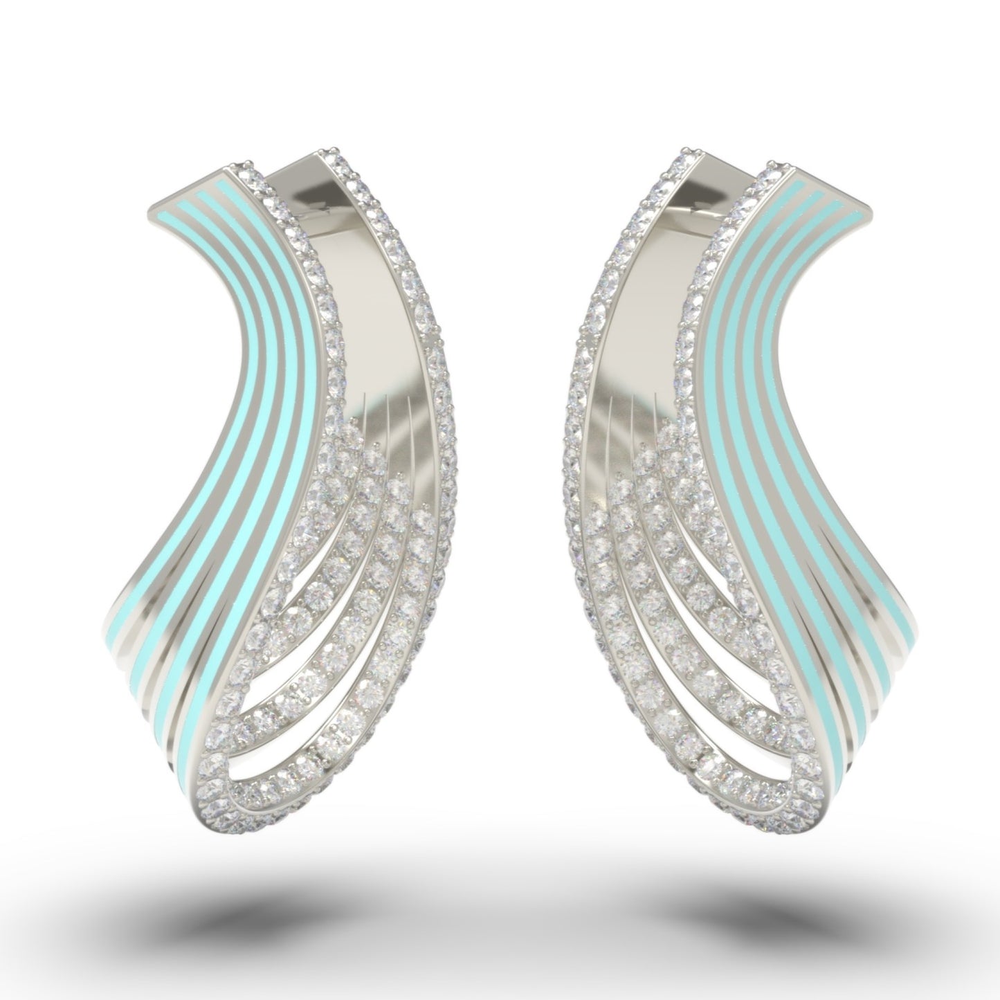 Earrings AQUA