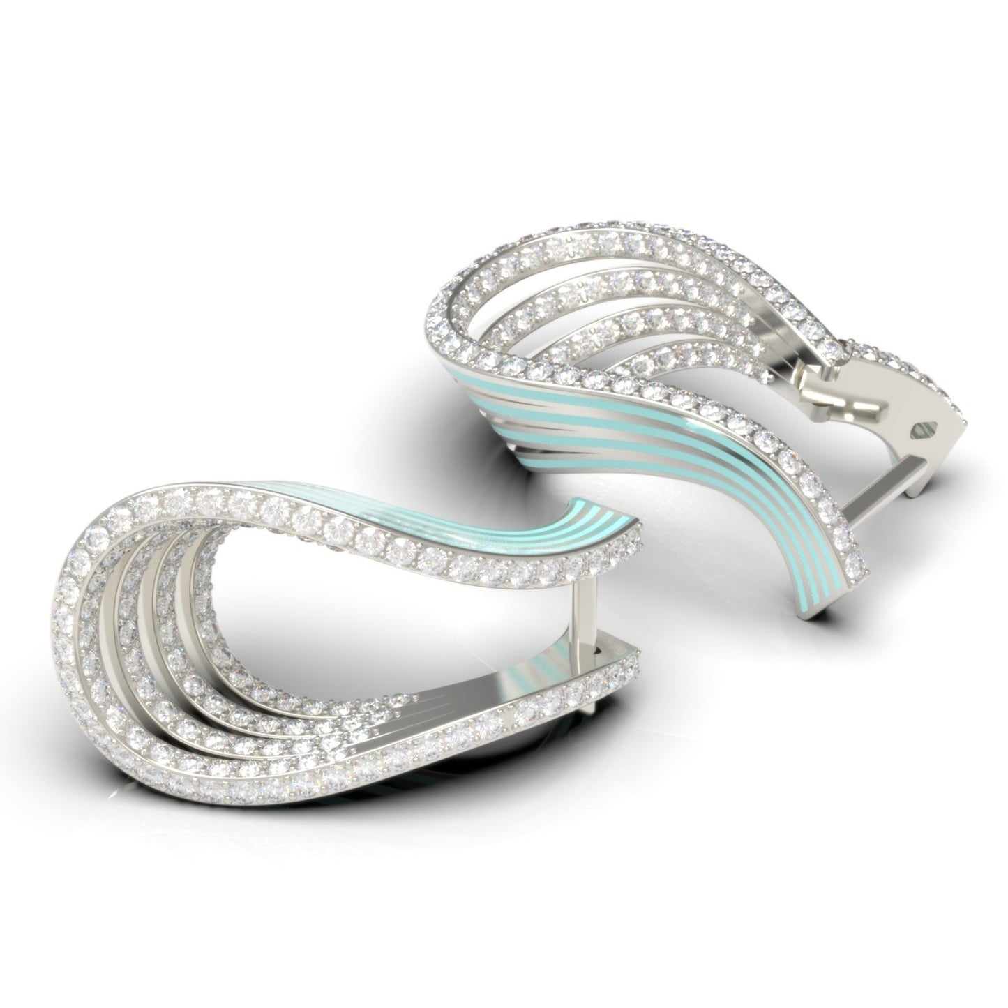 Earrings AQUA