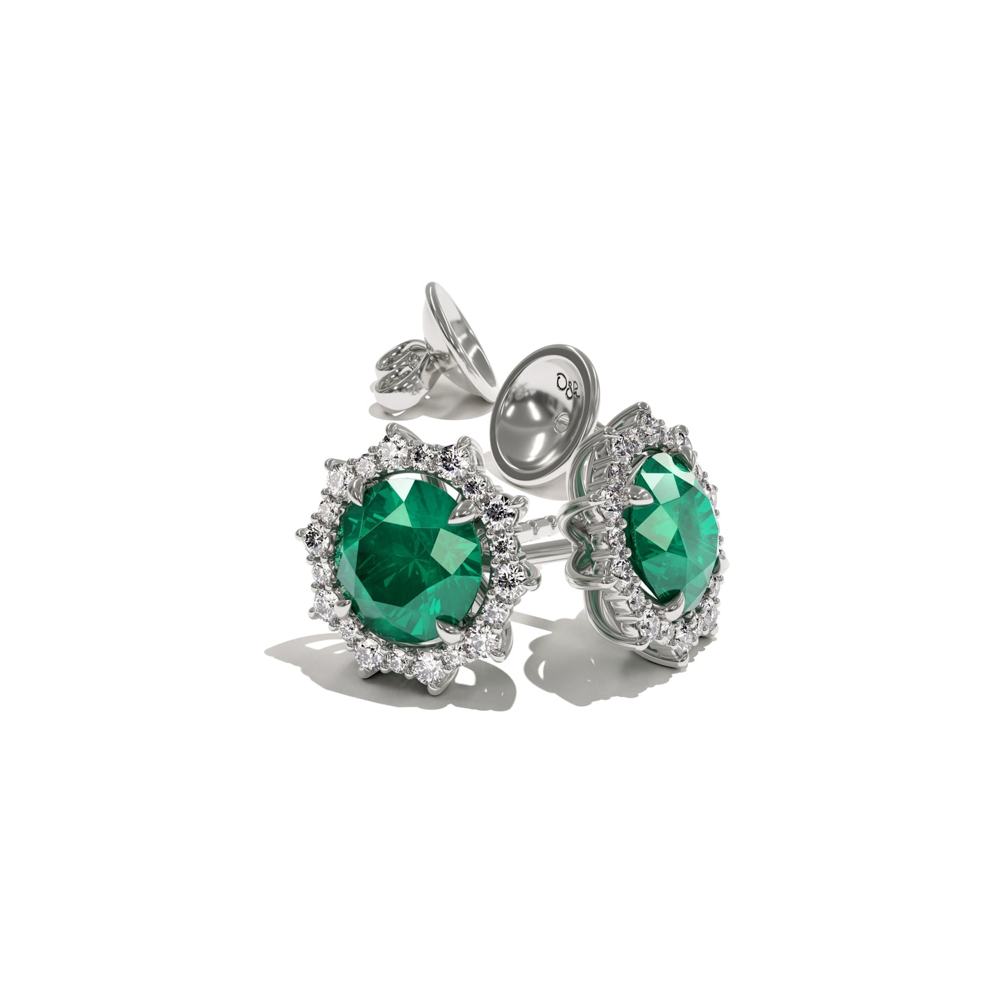 Earrings FOREVER emerald