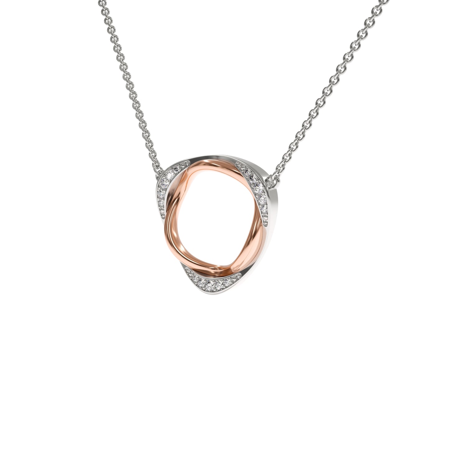 Necklace LOS ANGELES three angles