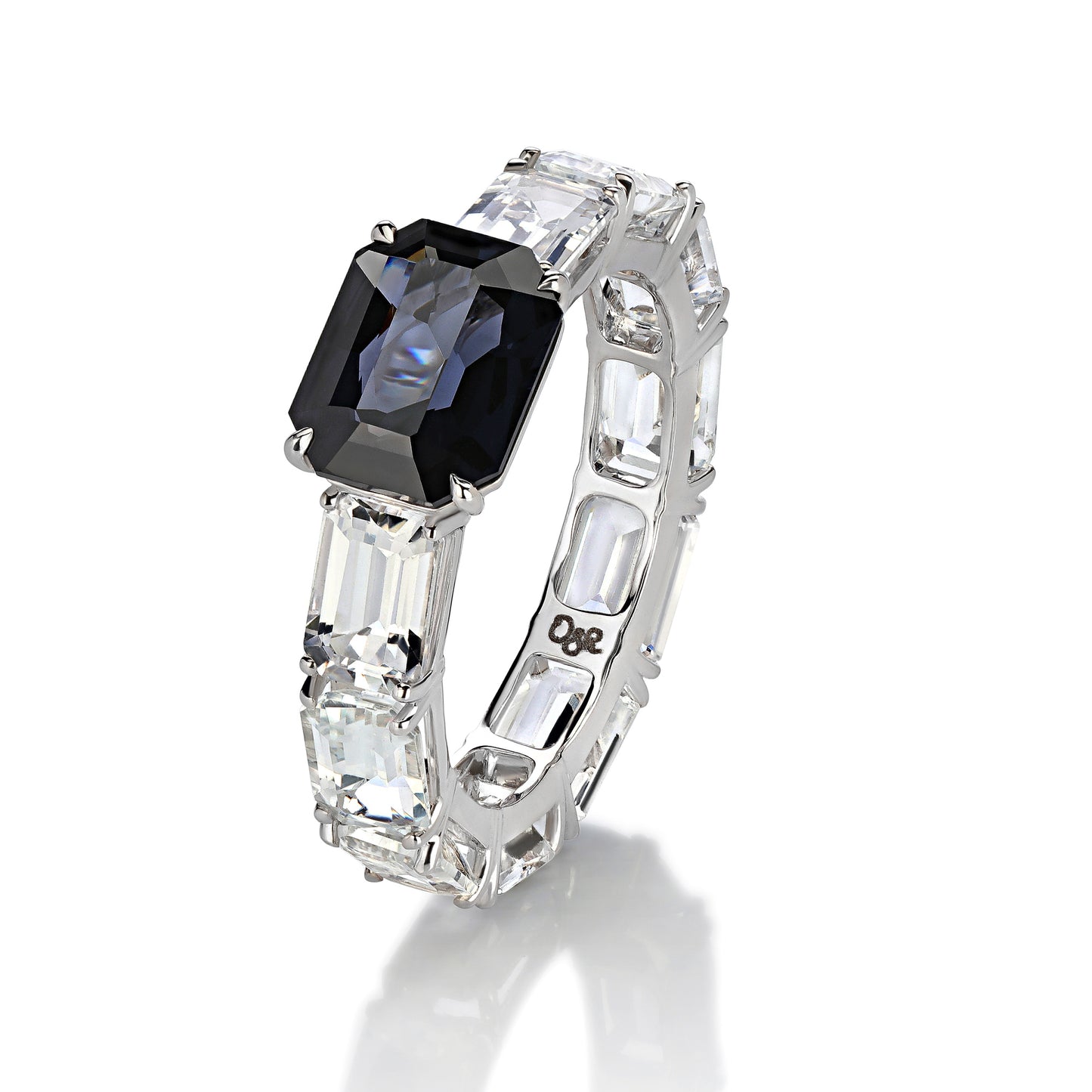 Ring MIRA blue spinel