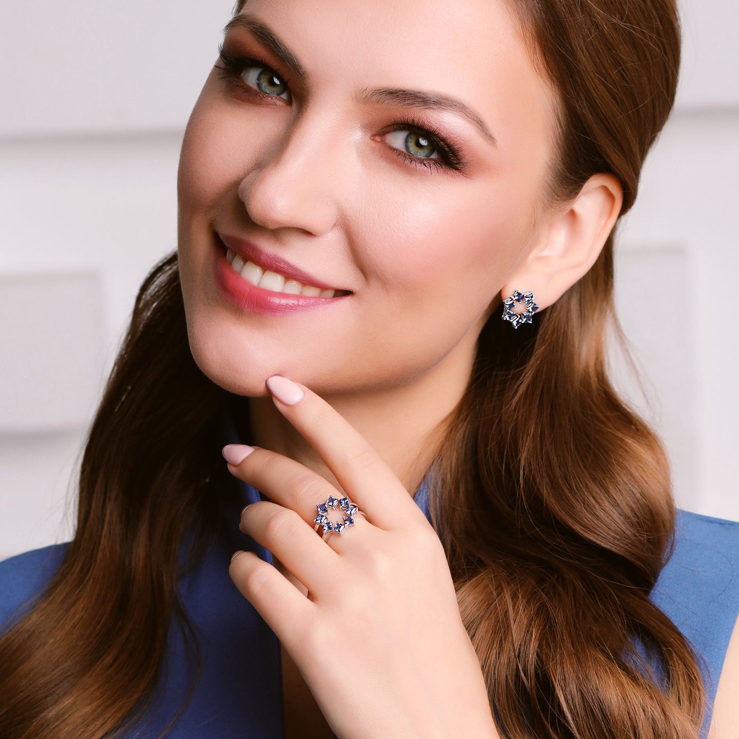 Ring SIDERA blue sapphire