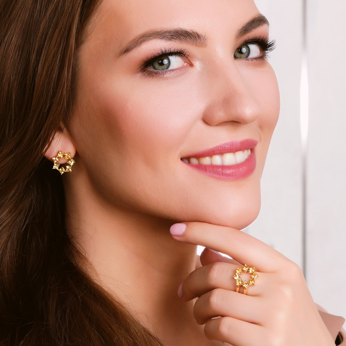Ring SIDERA yellow sapphire