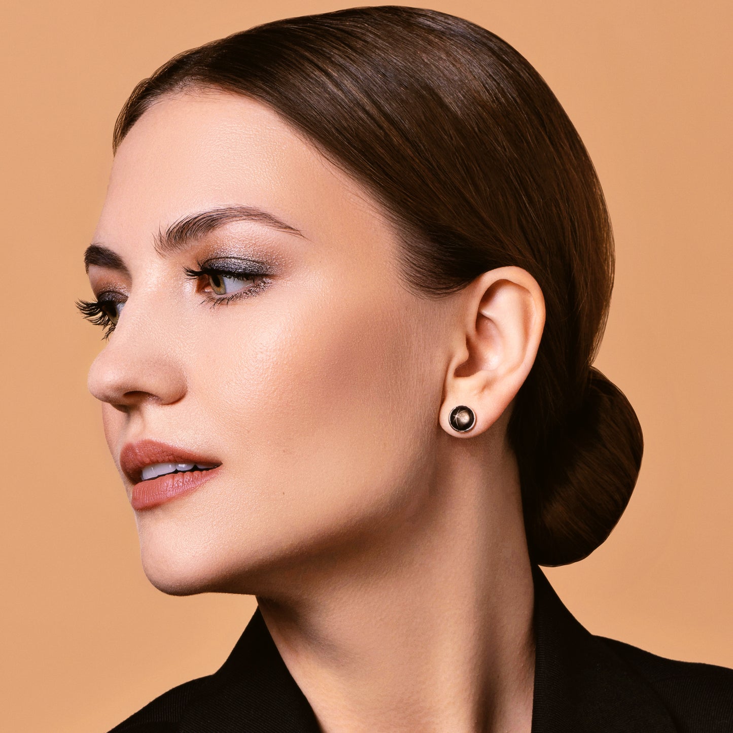 Earring studs STELLA sapphire