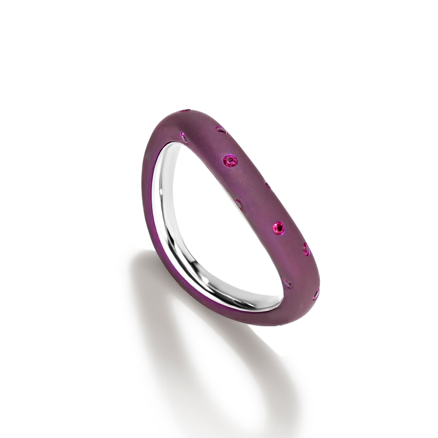 Titanium Ring LOS ANGELES purple