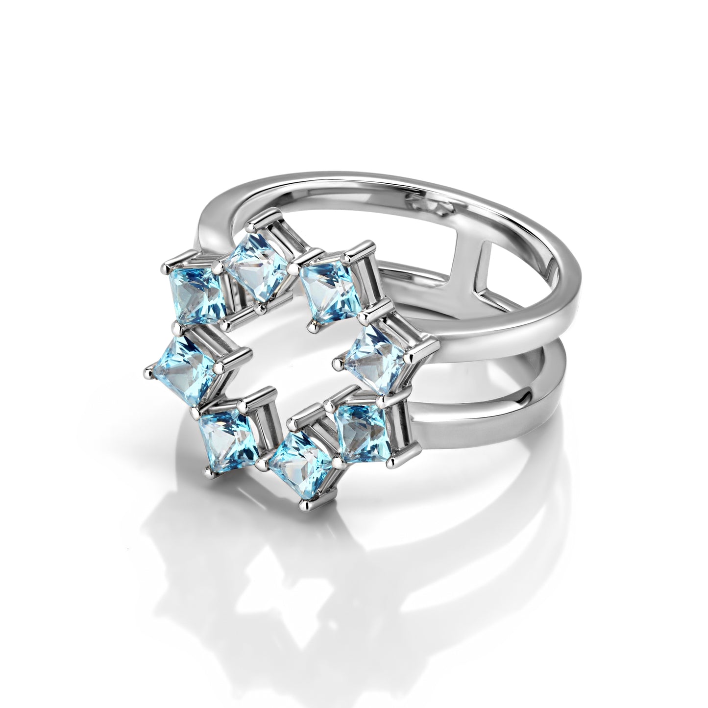 Ring SIDERA topaz