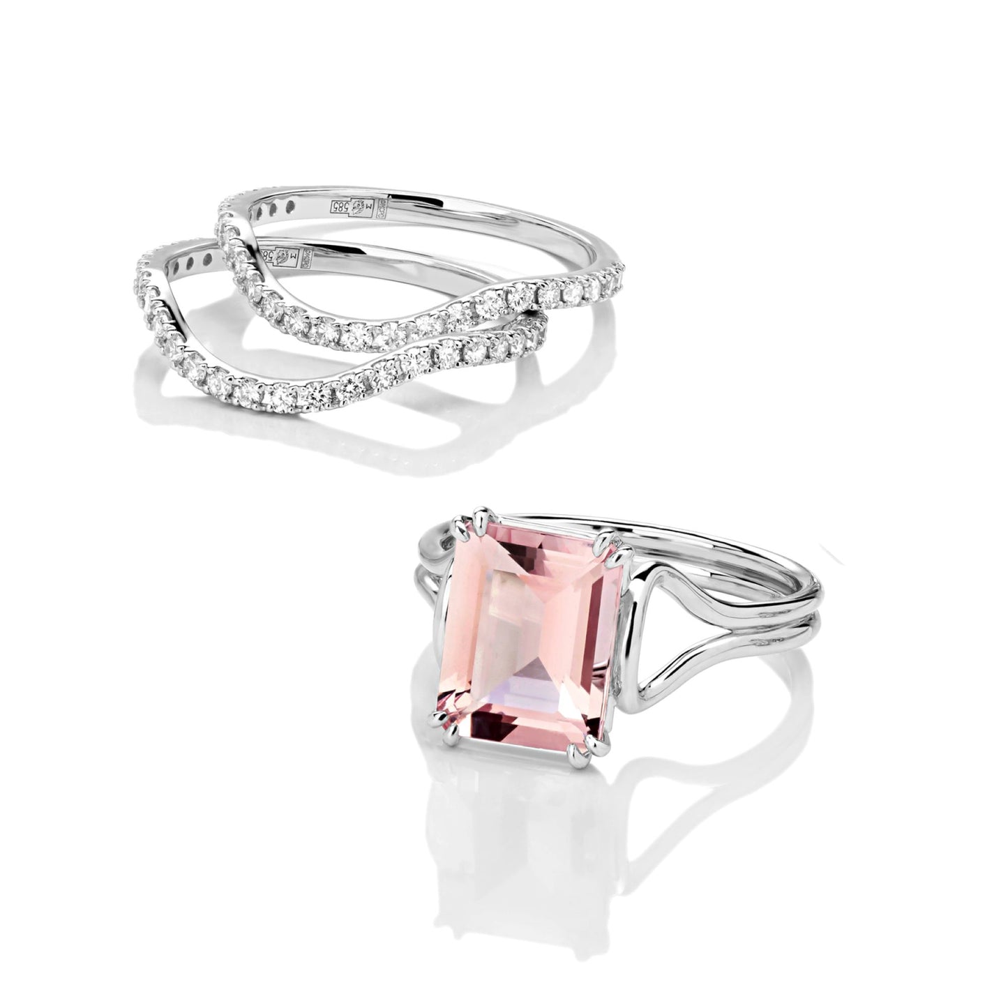 Ring set STILL morganite