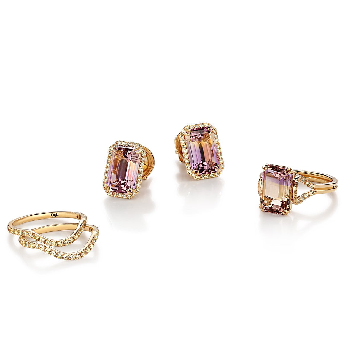 Earring STILL ametrine
