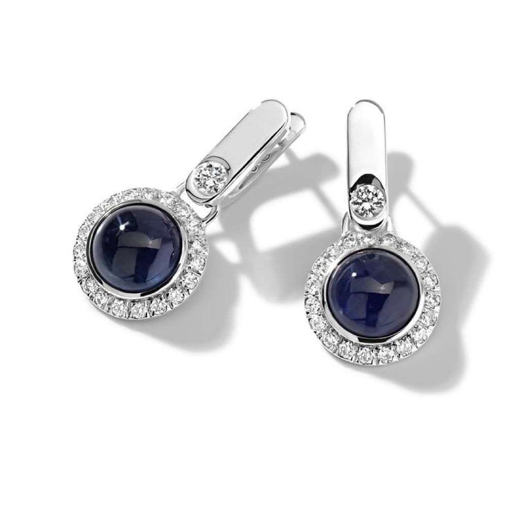 Earrings SATELLITE sapphire