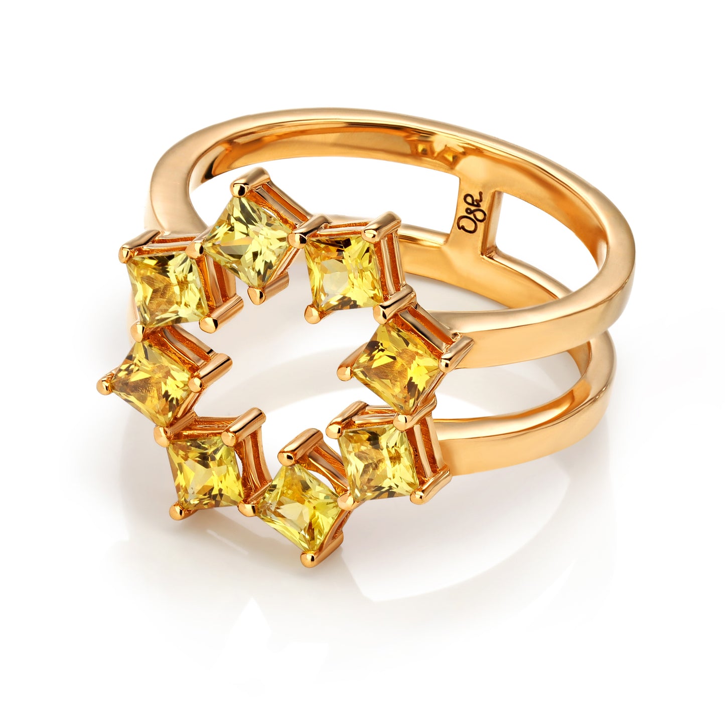 Ring SIDERA yellow sapphire