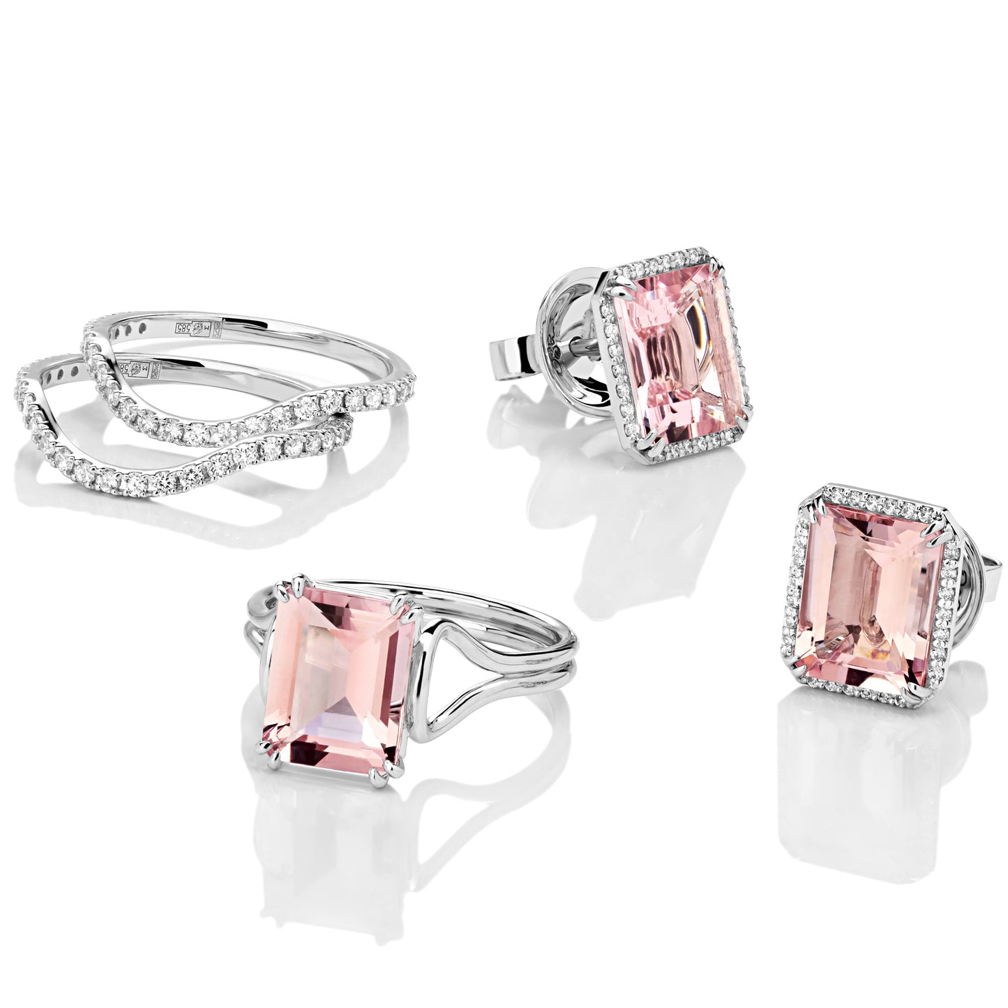 Earrings STILL morganite