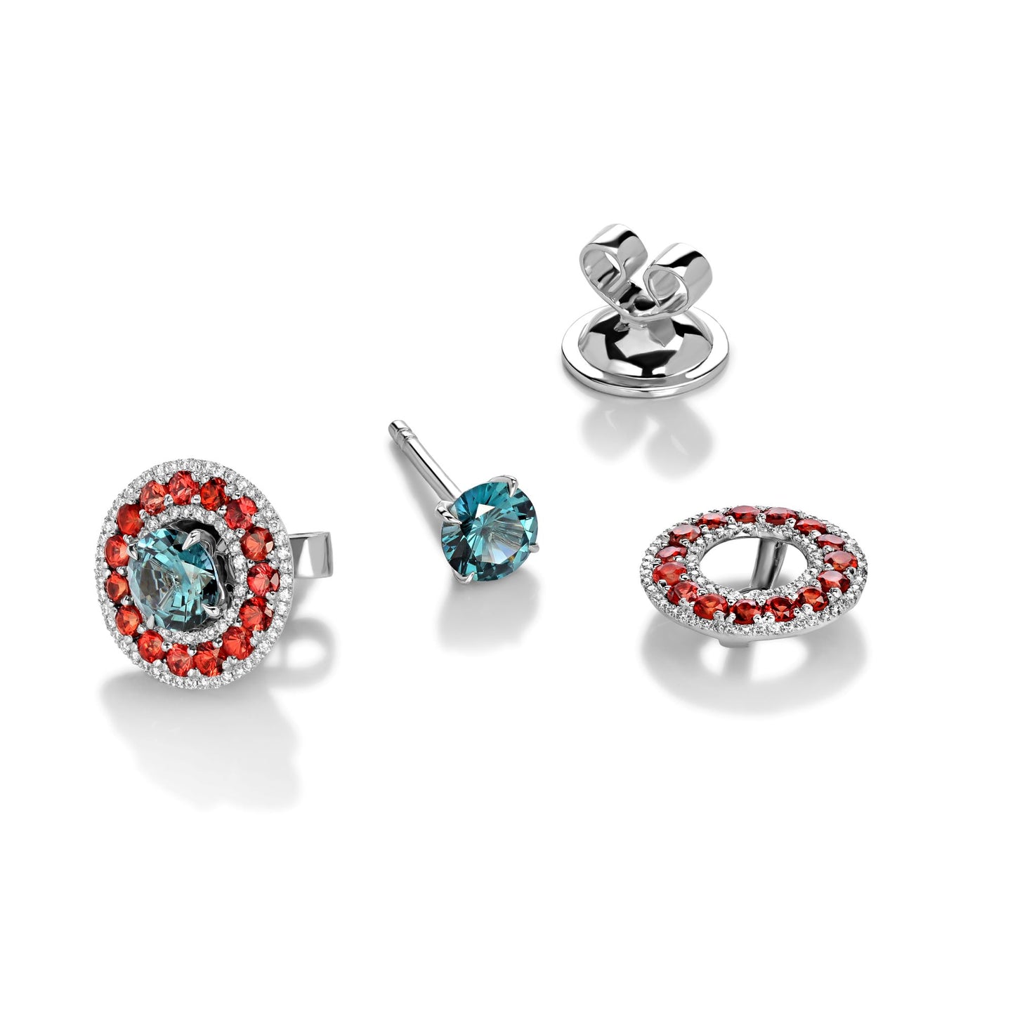 Earring studs TRANSFORMERS spinel