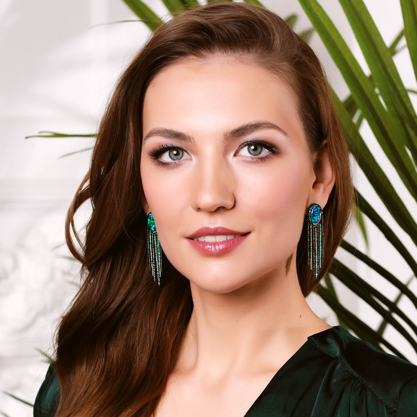 Earrings VOLUNTAS opal