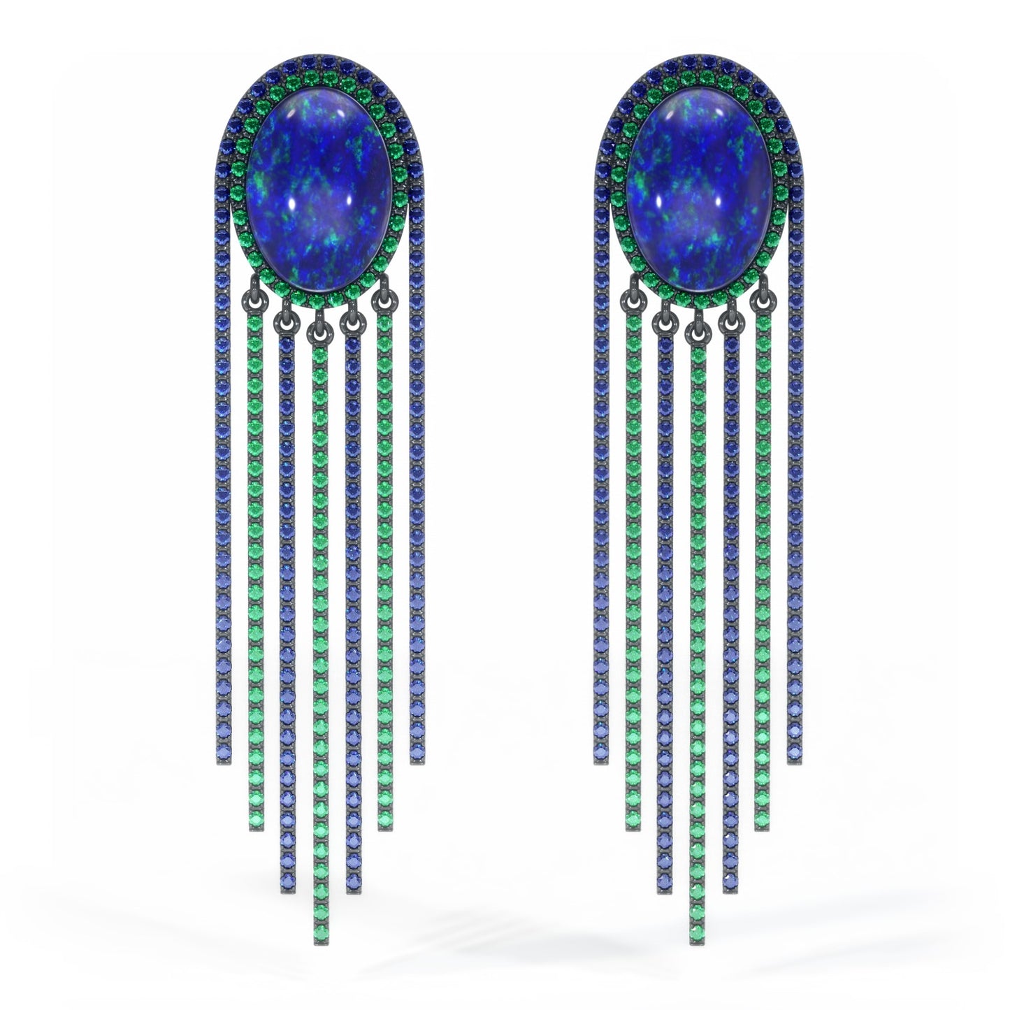 Earrings VOLUNTAS opal