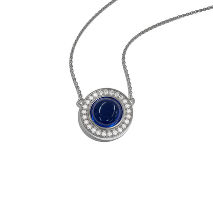 Necklace SATELLITE sapphire