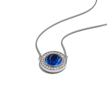 Necklace SATELLITE sapphire