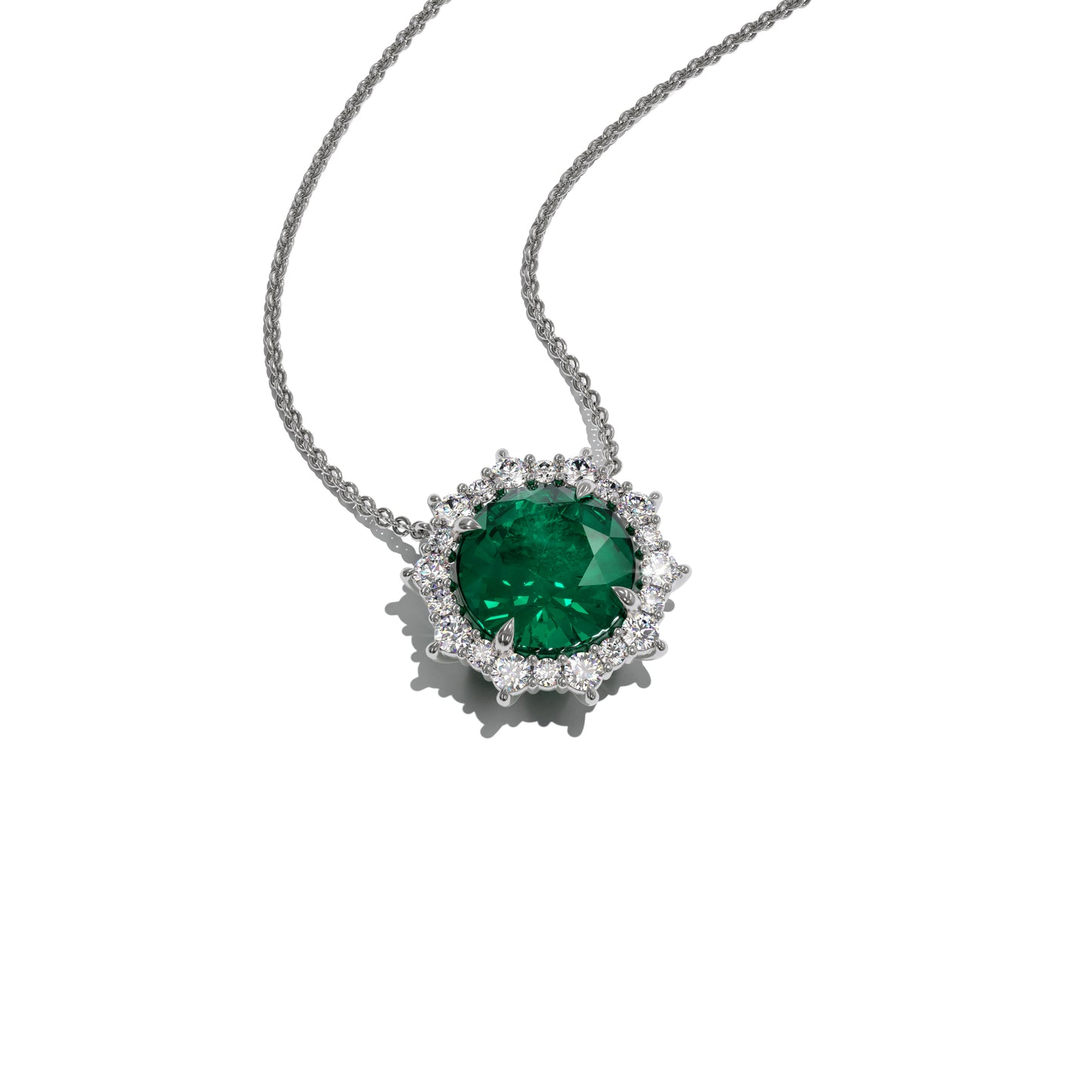 Necklace FOREVER emerald