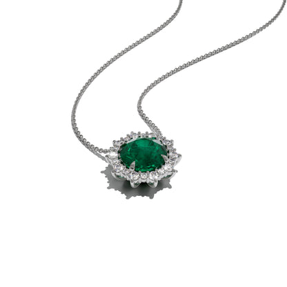 Necklace FOREVER emerald