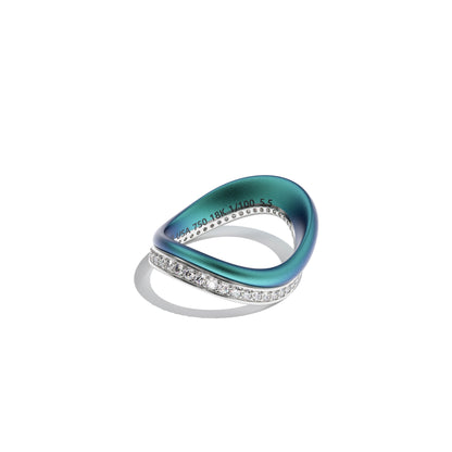 Ring LOS ANGELES smooth multicolor titanium