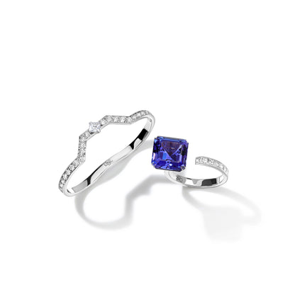 Ring ROSEUS FLAMMA tanzanite