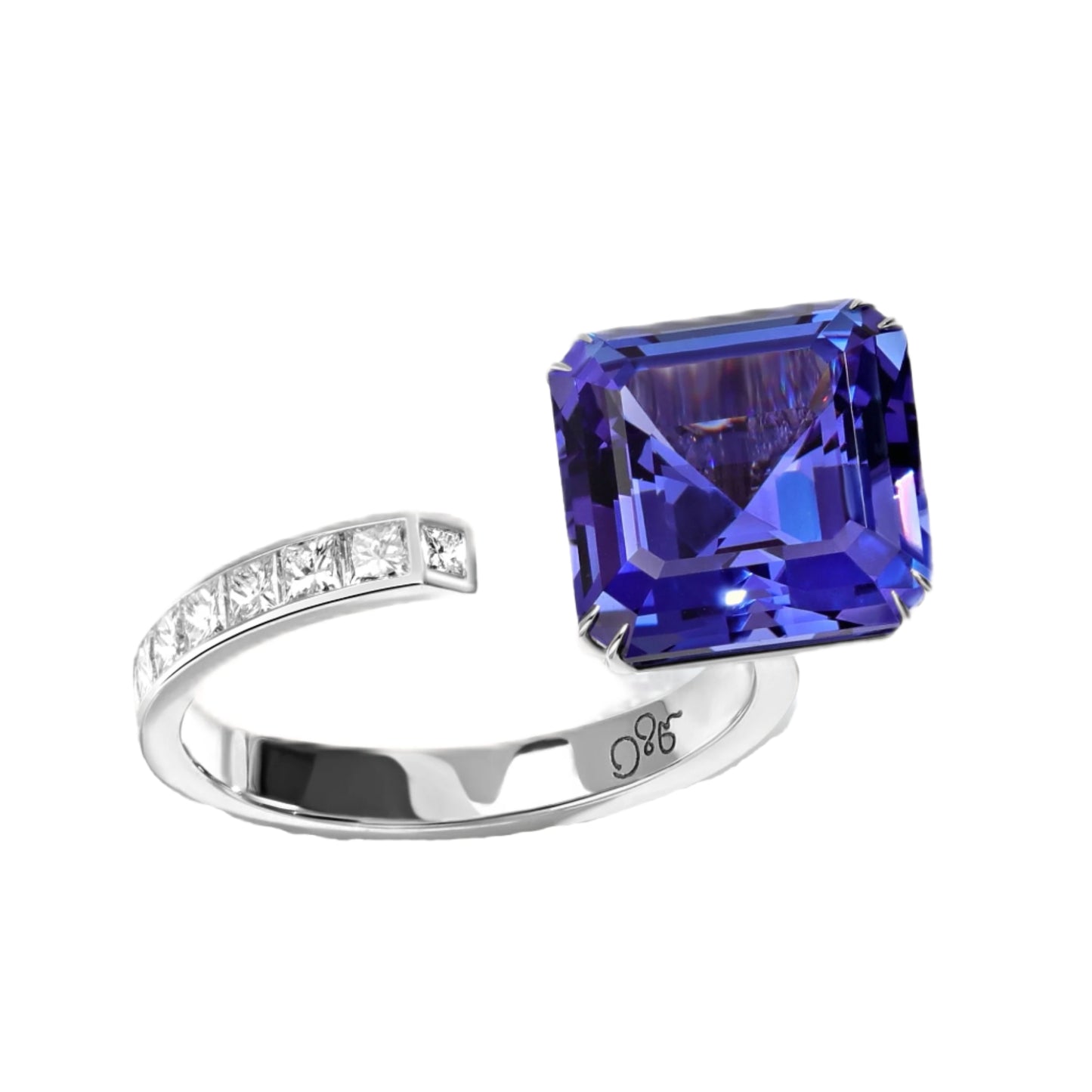 Ring ROSEUS FLAMMA tanzanite